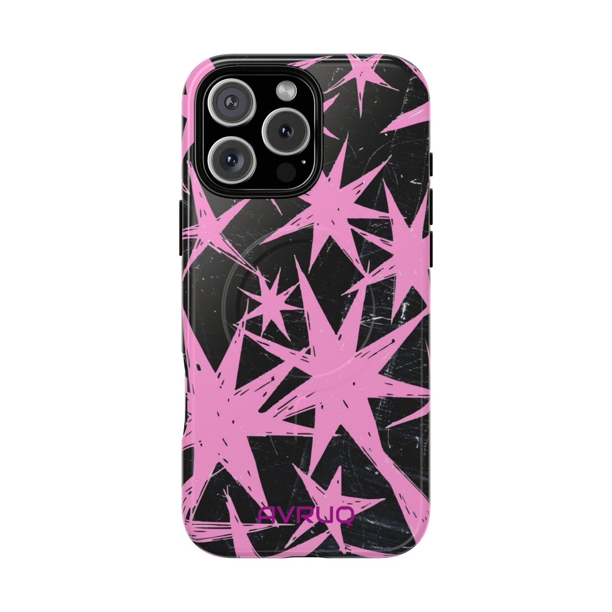 Phone Case - Pink Starburst Tough Magnetic Case