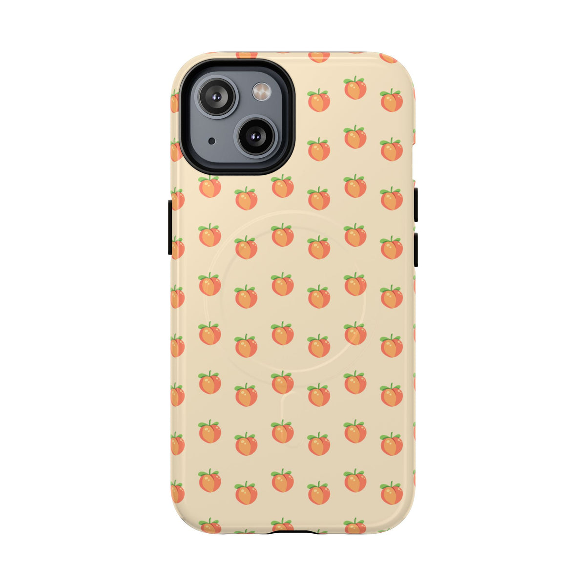 Peach Pattern Magnetic Phone Case