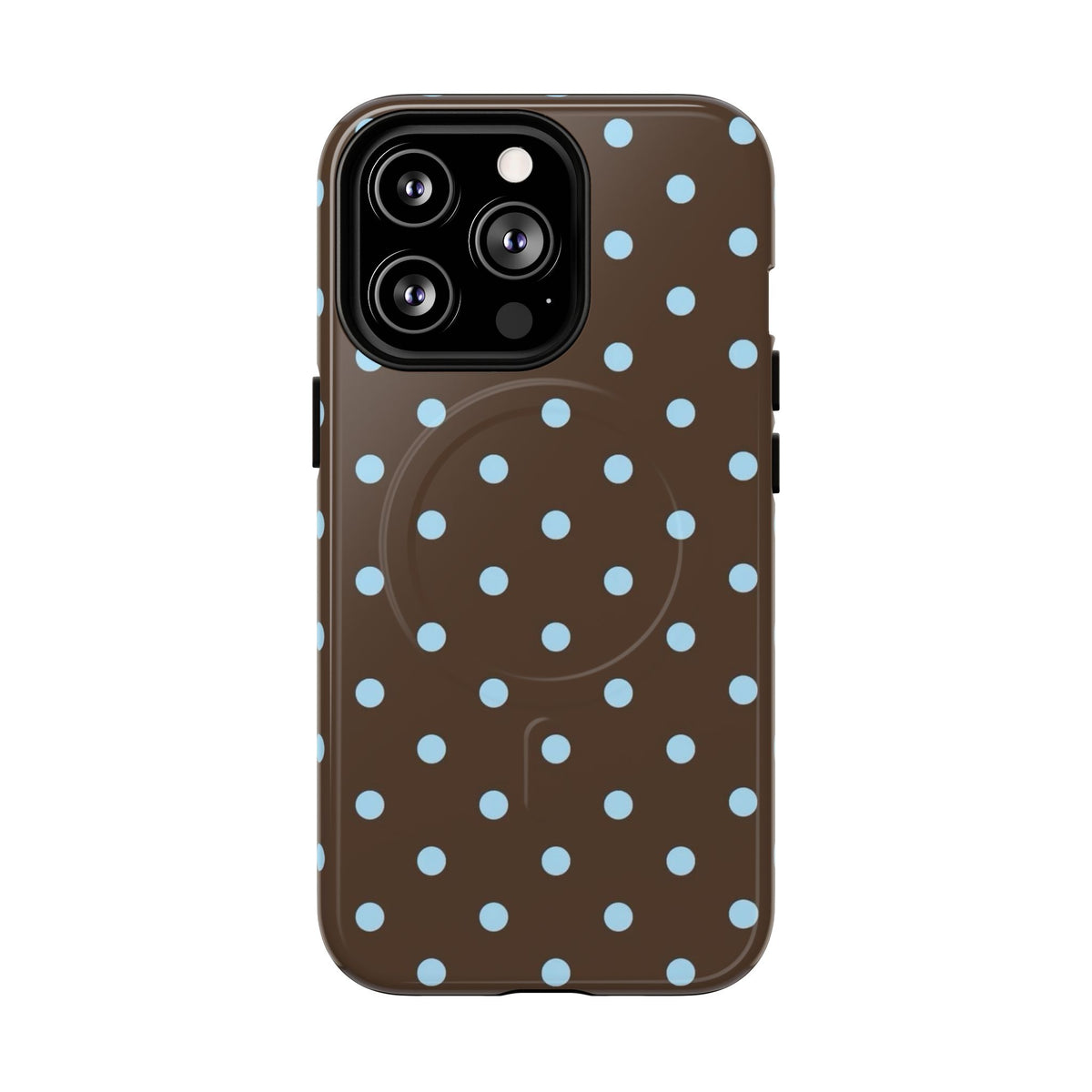 Blue Polka Dot Tough Magnetic Phone Case