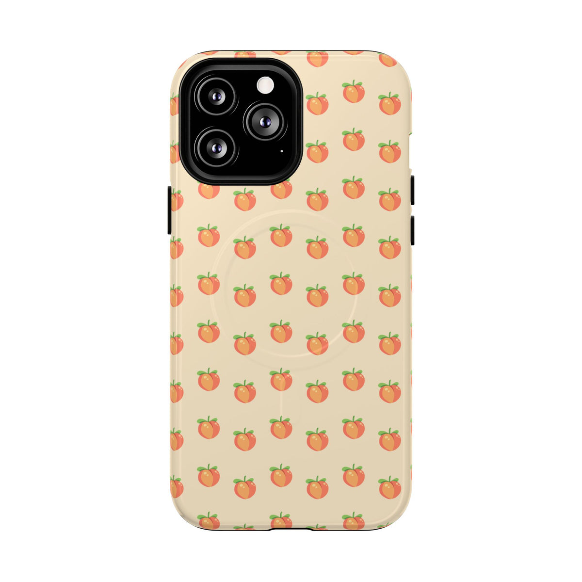 Peach Pattern Magnetic Phone Case