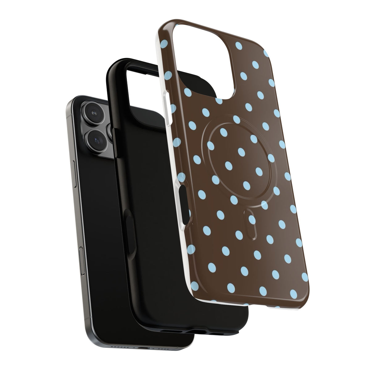 Blue Polka Dot Tough Magnetic Phone Case