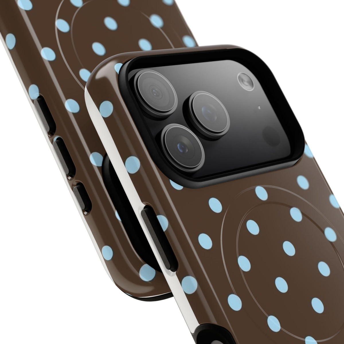 Blue Polka Dot Tough Magnetic Phone Case