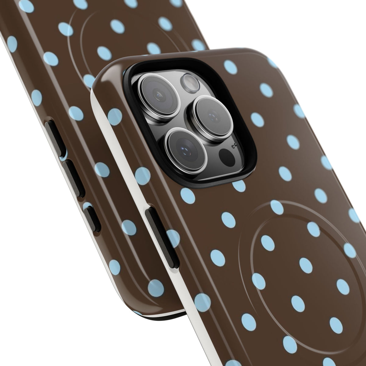 Blue Polka Dot Tough Magnetic Phone Case