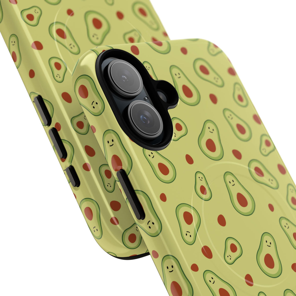 Avocado Pattern Tough Magnetic Phone Case — Cute Kawaii Avocado Design