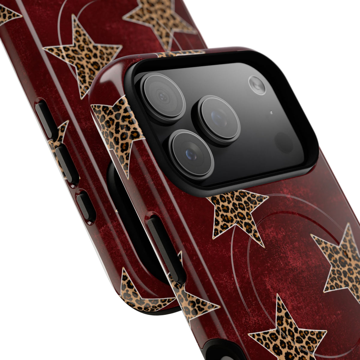 Leopard Star Tough Magnetic Phone Case