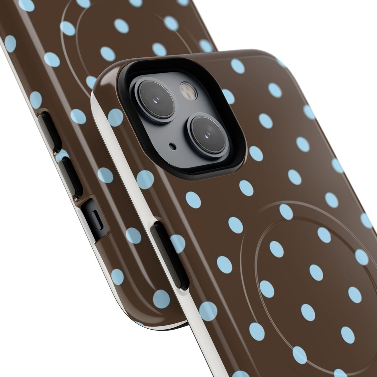 Blue Polka Dot Tough Magnetic Phone Case