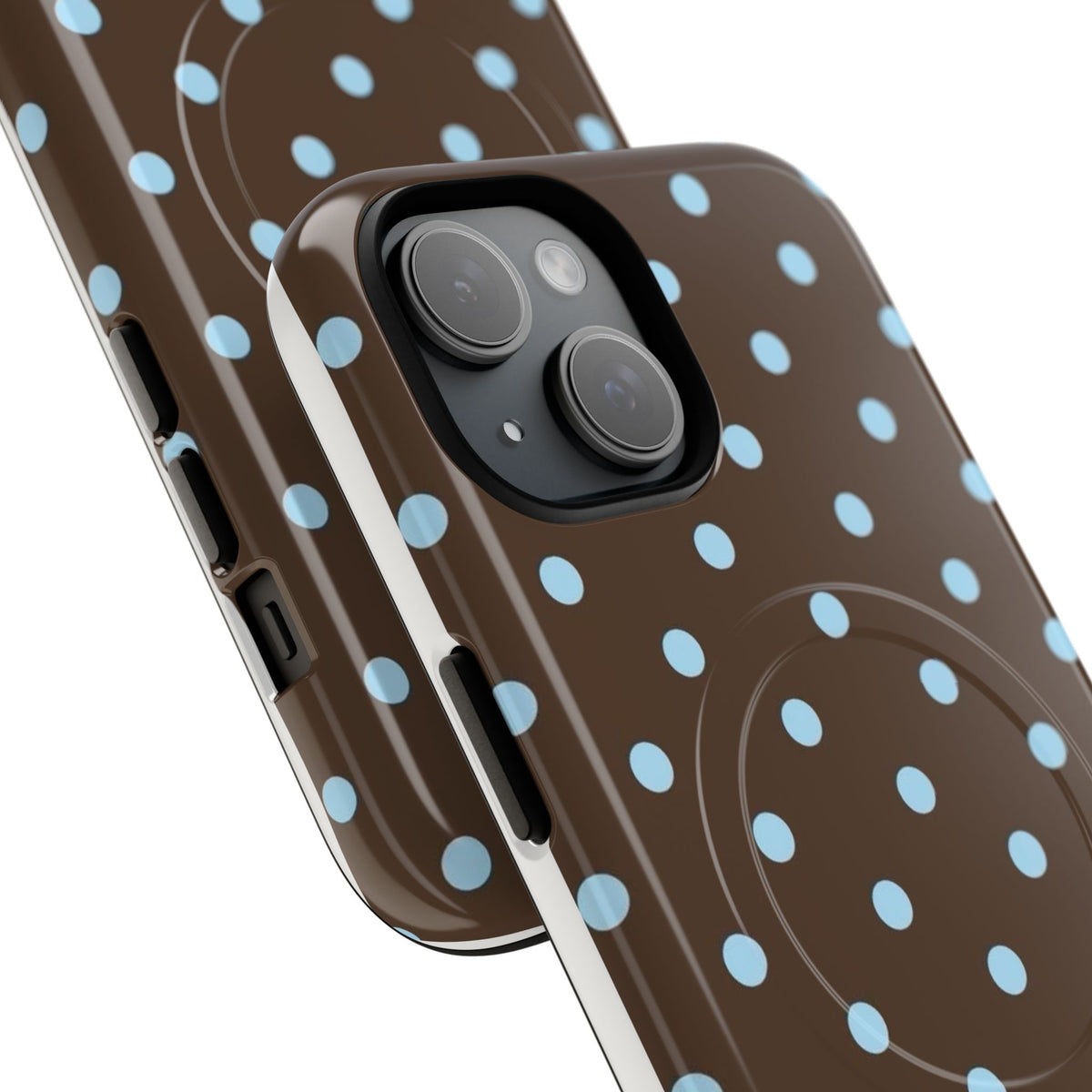 Blue Polka Dot Tough Magnetic Phone Case