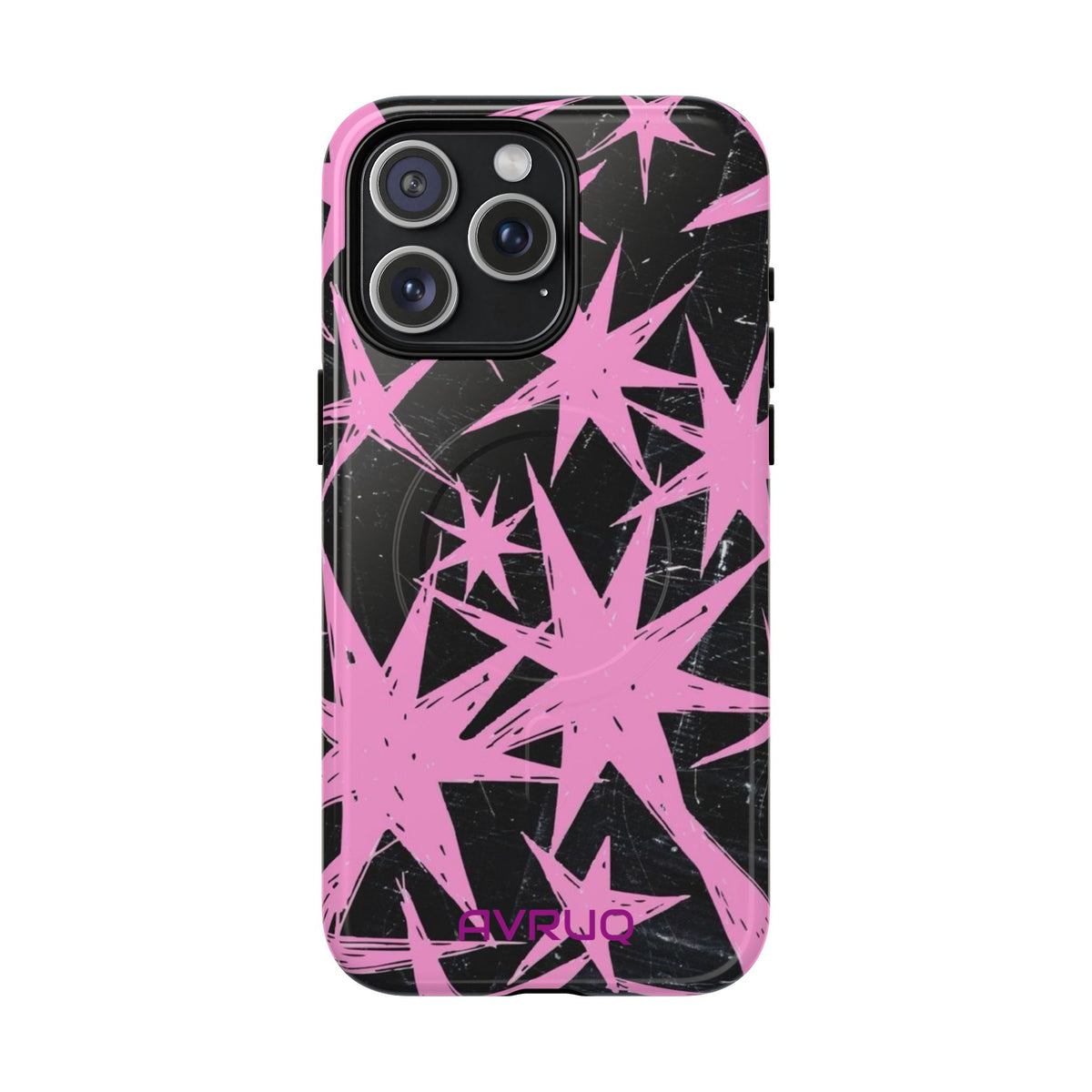 Phone Case - Pink Starburst Tough Magnetic Case