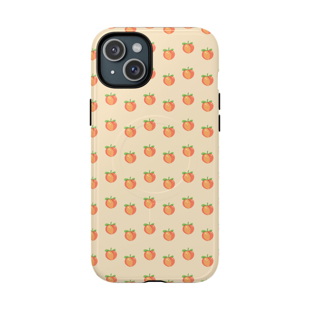 Peach Pattern Magnetic Phone Case