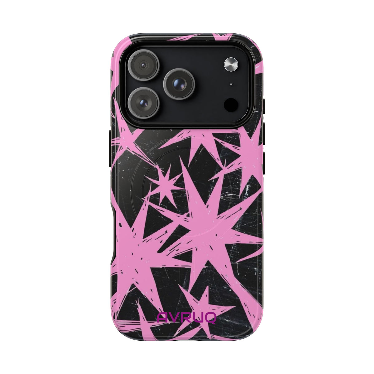 Phone Case - Pink Starburst Tough Magnetic Case