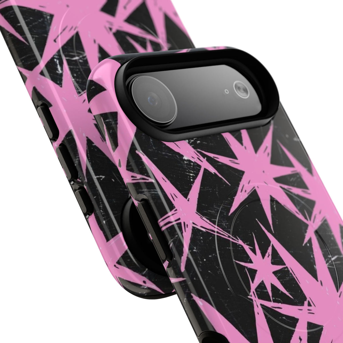 Phone Case - Pink Starburst Tough Magnetic Case