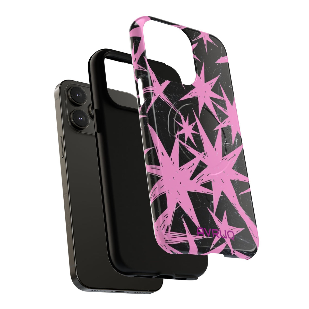 Phone Case - Pink Starburst Tough Magnetic Case