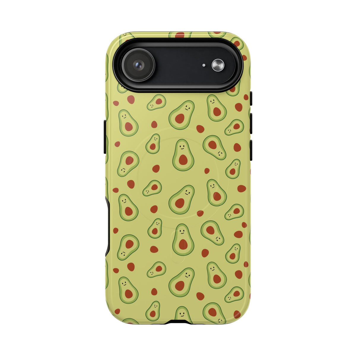 Avocado Pattern Tough Magnetic Phone Case — Cute Kawaii Avocado Design