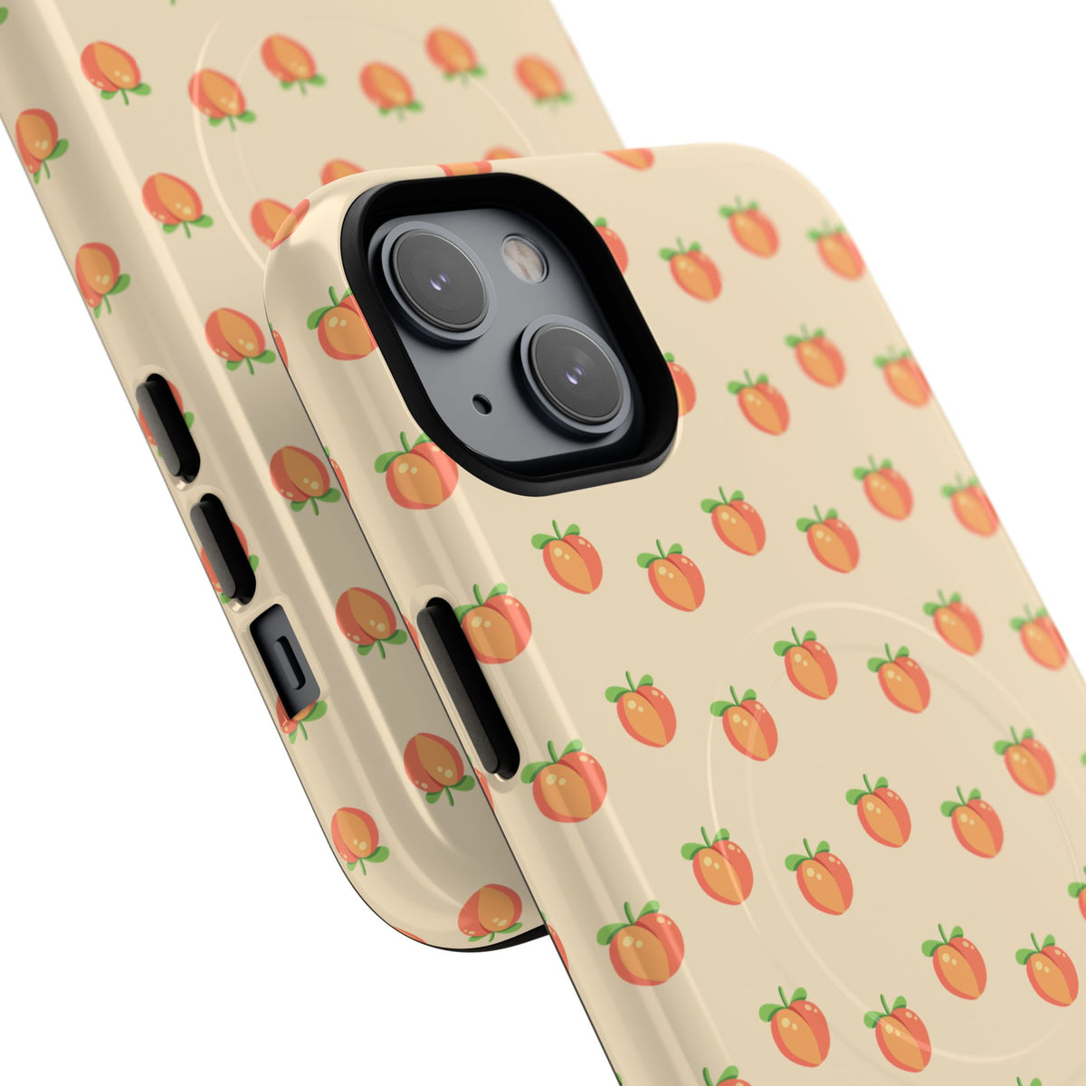 Peach Pattern Magnetic Phone Case