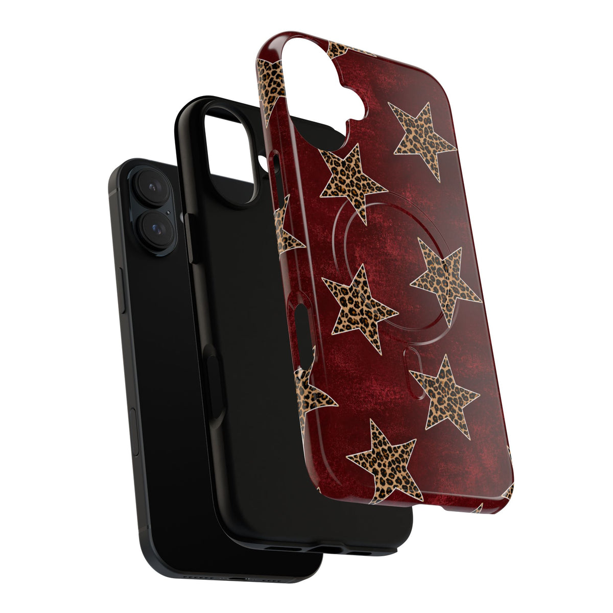 Leopard Star Tough Magnetic Phone Case