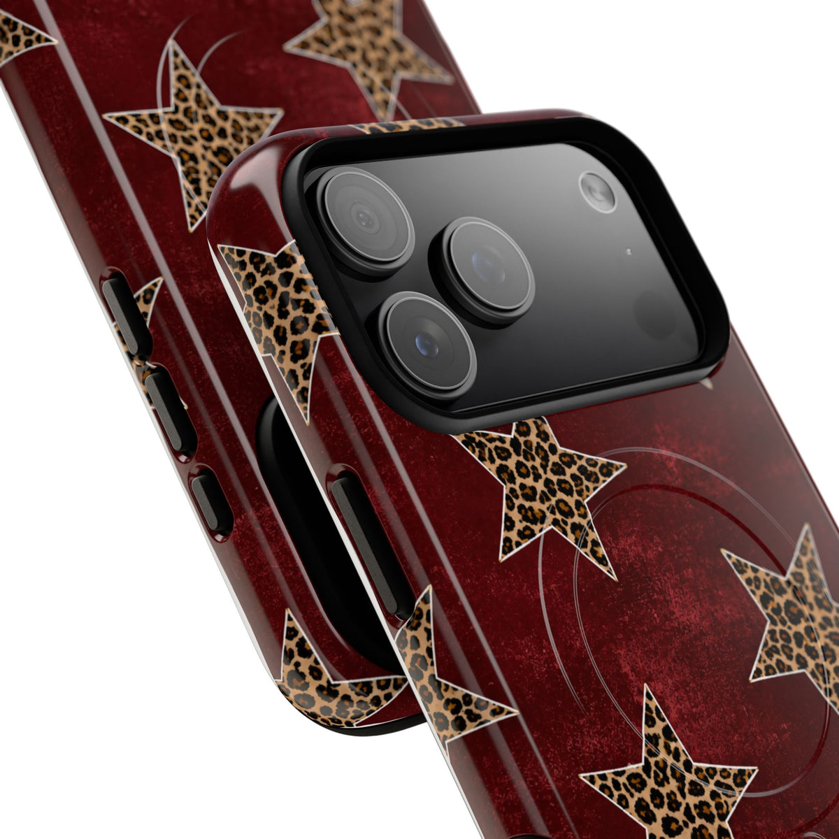 Leopard Star Tough Magnetic Phone Case