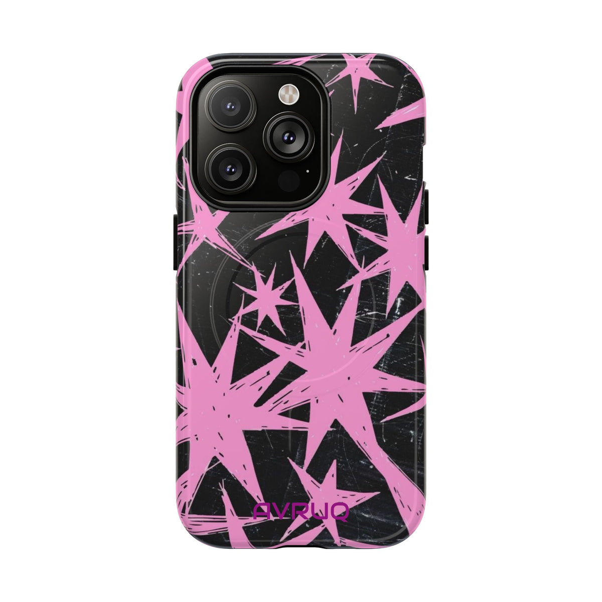 Phone Case - Pink Starburst Tough Magnetic Case