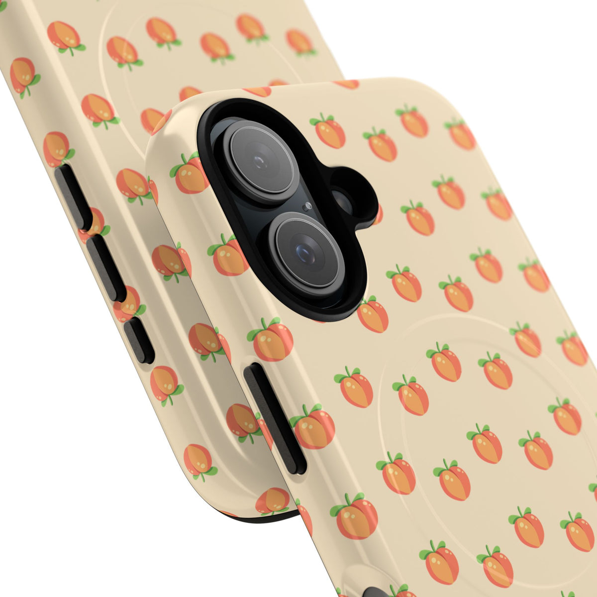 Peach Pattern Magnetic Phone Case