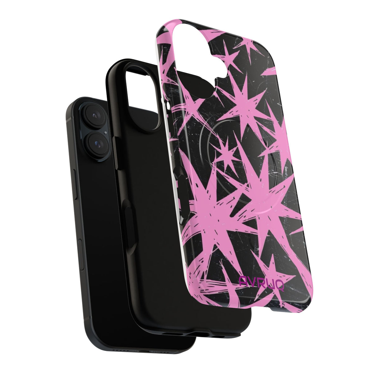 Phone Case - Pink Starburst Tough Magnetic Case