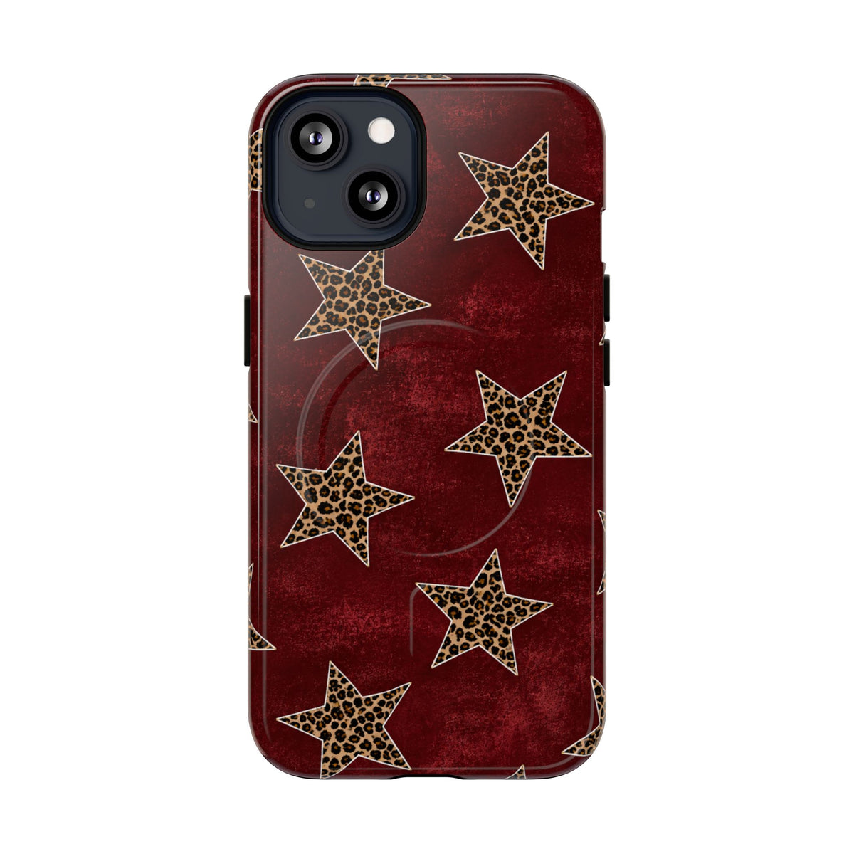 Leopard Star Tough Magnetic Phone Case