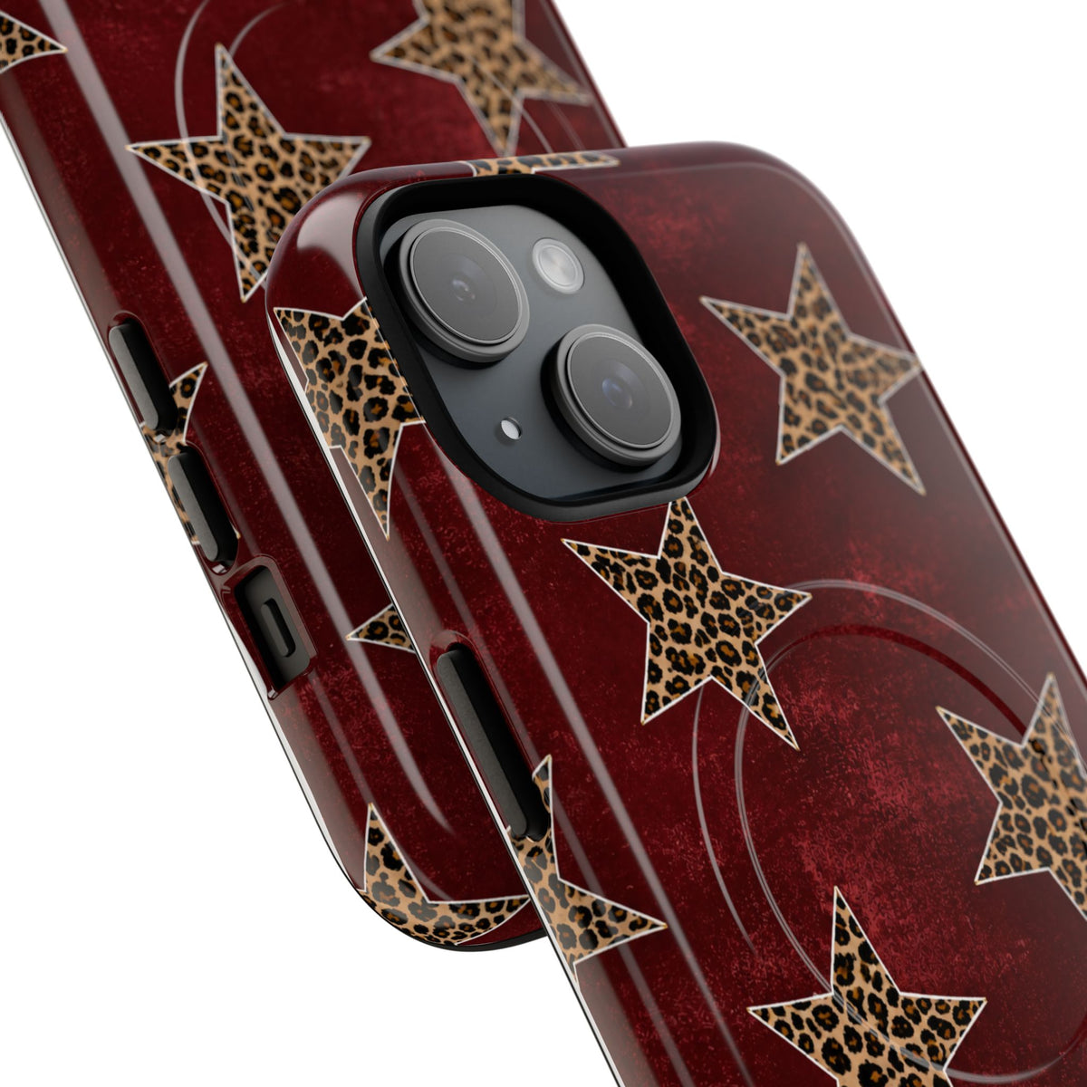 Leopard Star Tough Magnetic Phone Case