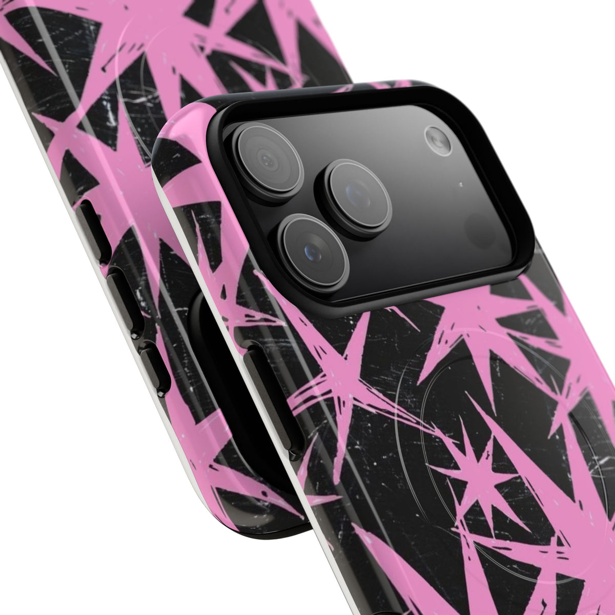 Phone Case - Pink Starburst Tough Magnetic Case