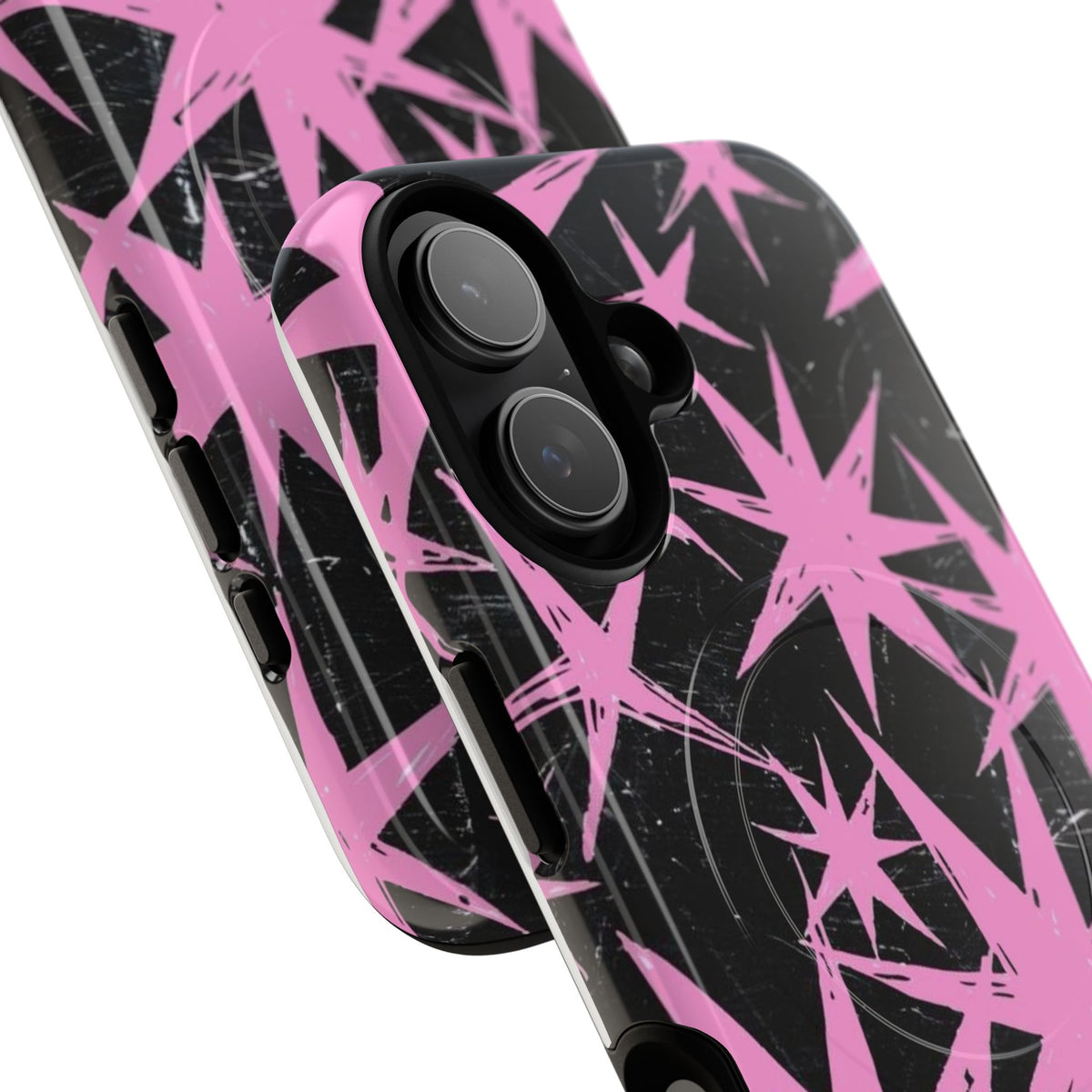 Phone Case - Pink Starburst Tough Magnetic Case