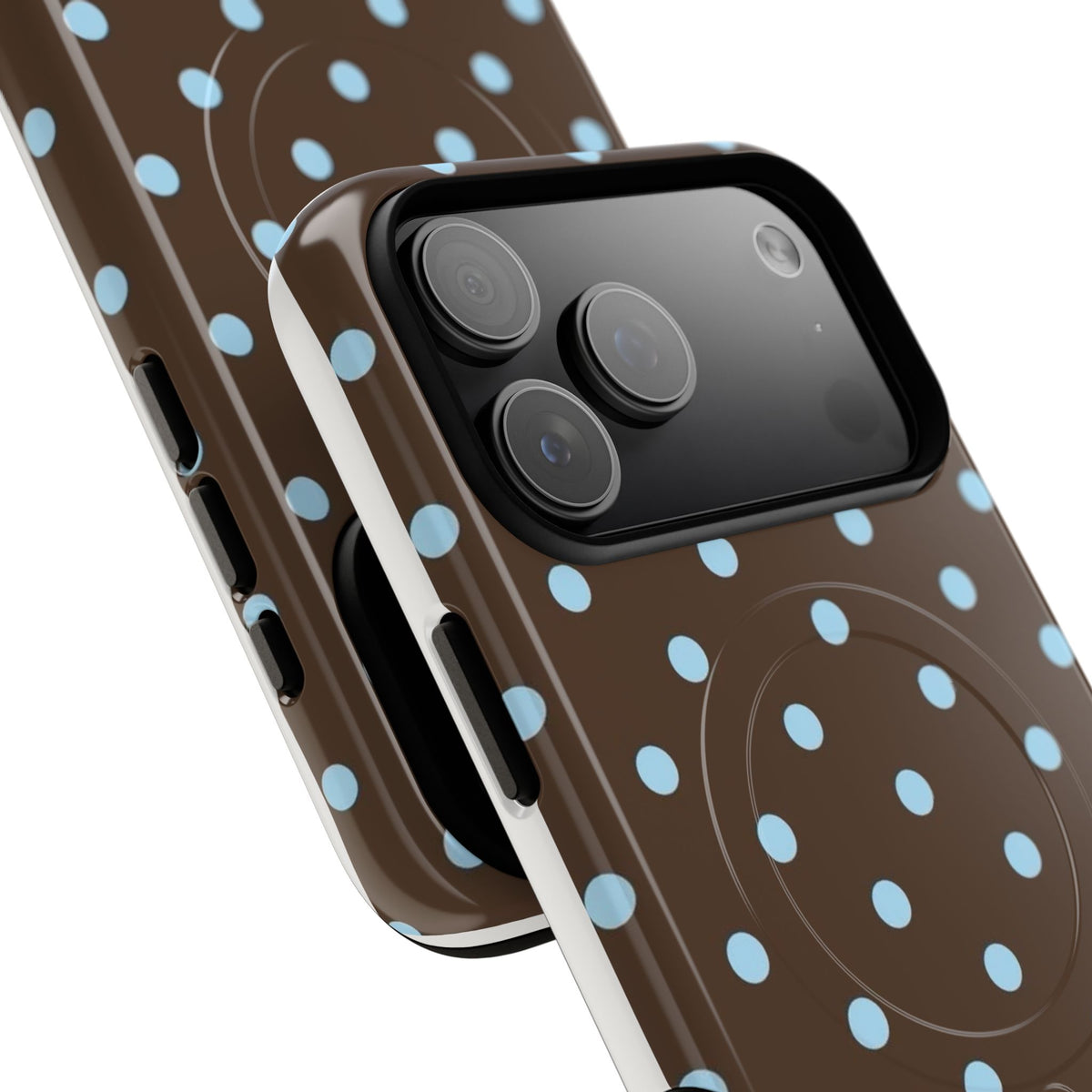 Blue Polka Dot Tough Magnetic Phone Case