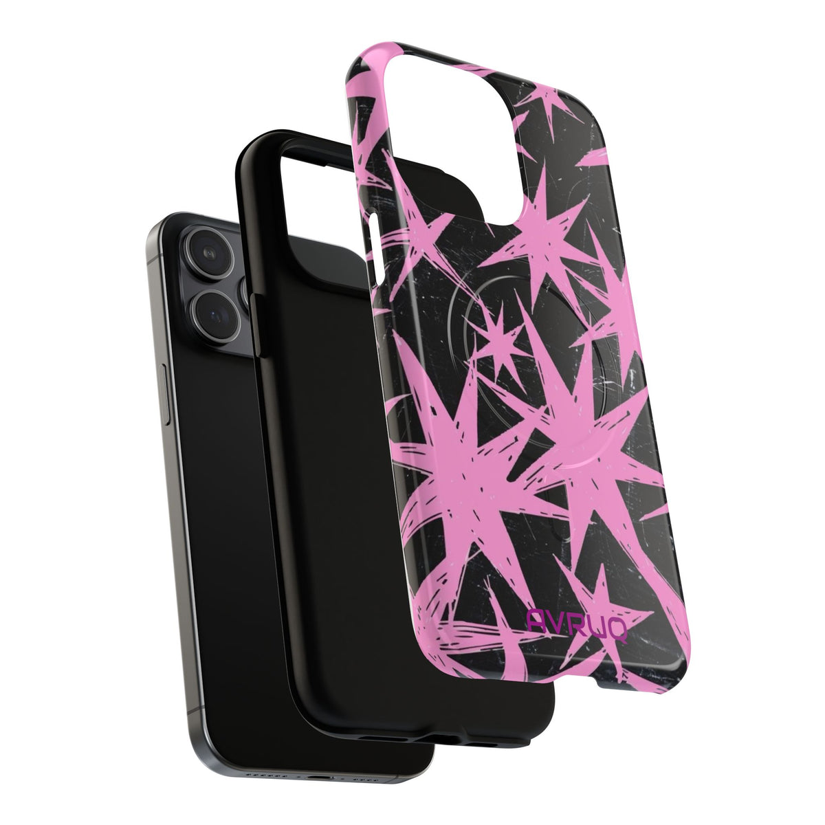 Phone Case - Pink Starburst Tough Magnetic Case