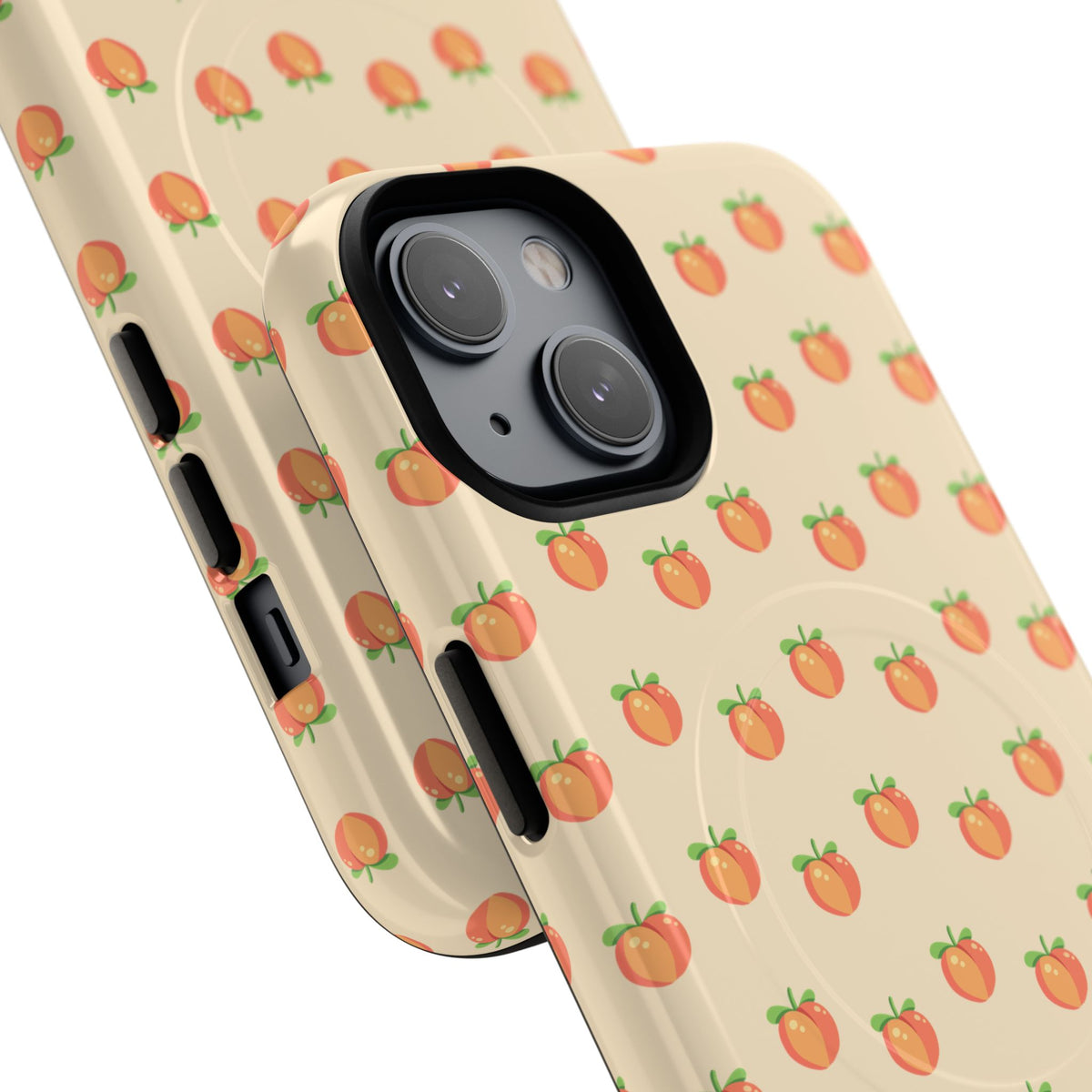 Peach Pattern Magnetic Phone Case