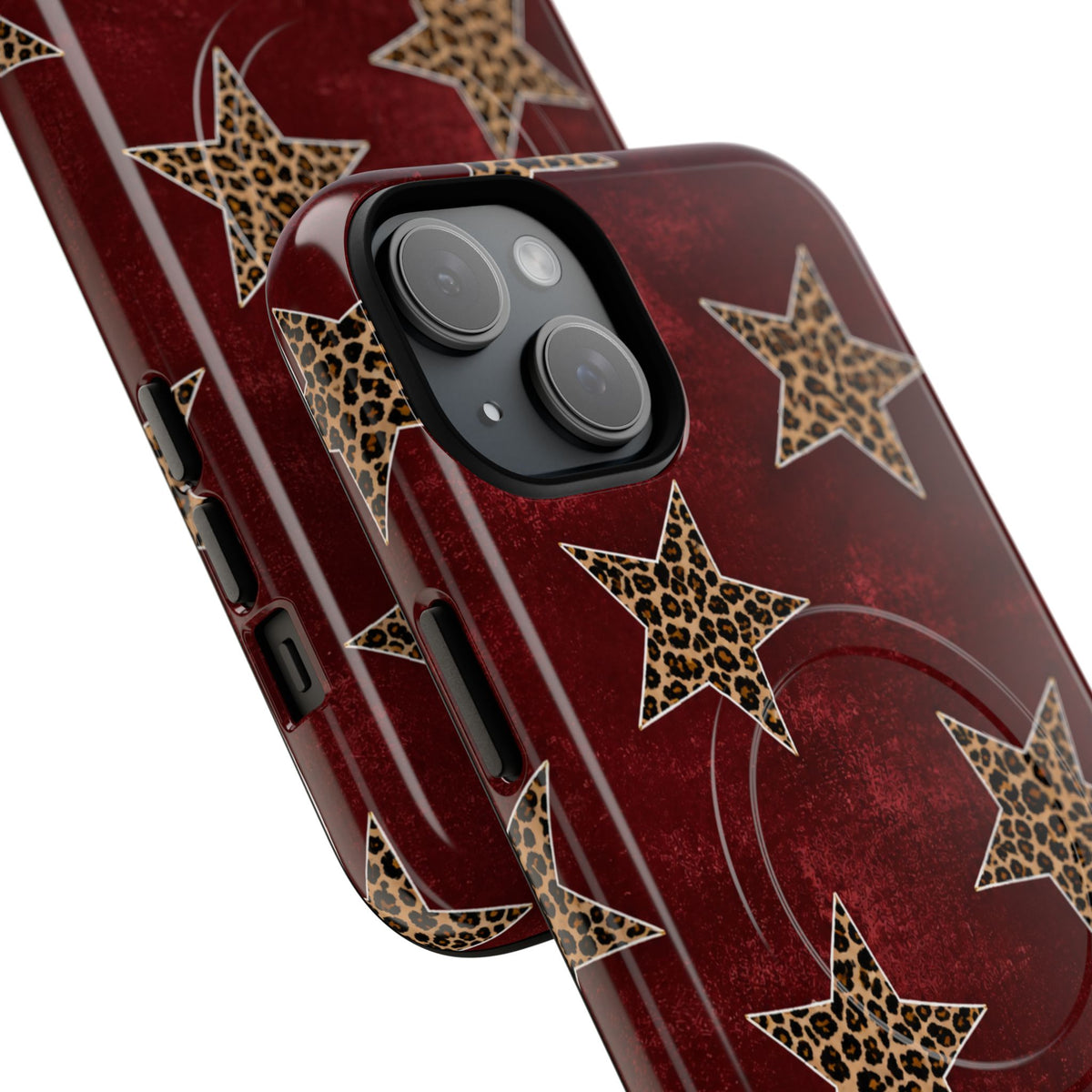 Leopard Star Tough Magnetic Phone Case