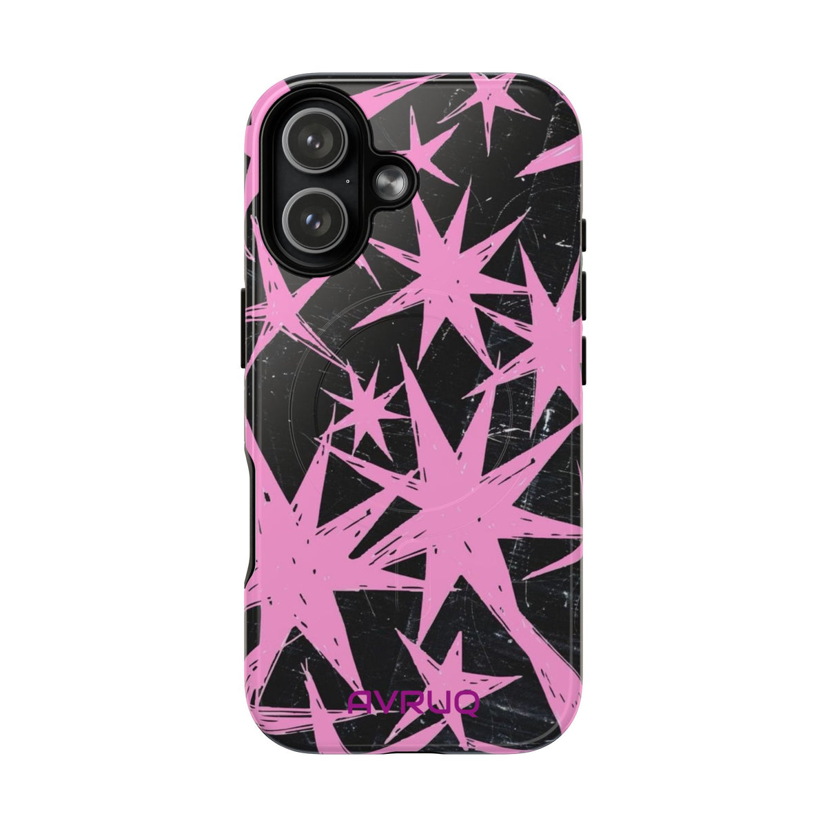 Phone Case - Pink Starburst Tough Magnetic Case