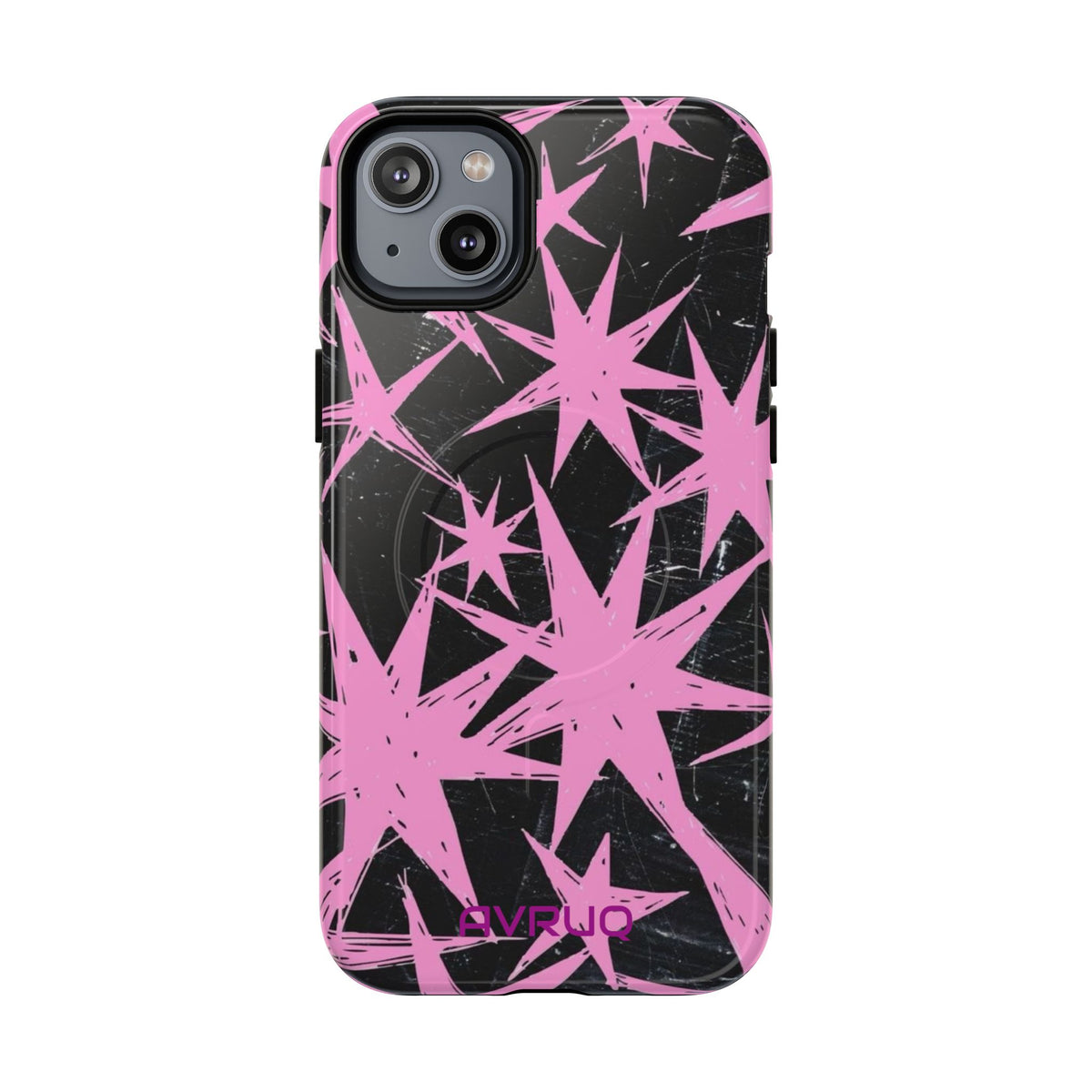 Phone Case - Pink Starburst Tough Magnetic Case