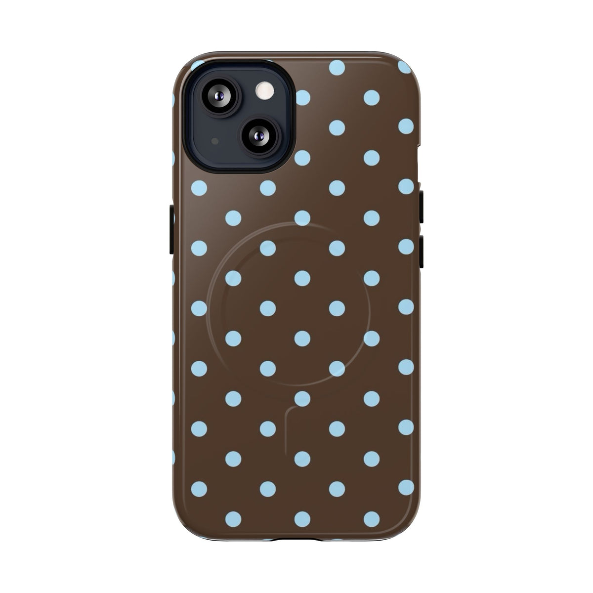 Blue Polka Dot Tough Magnetic Phone Case