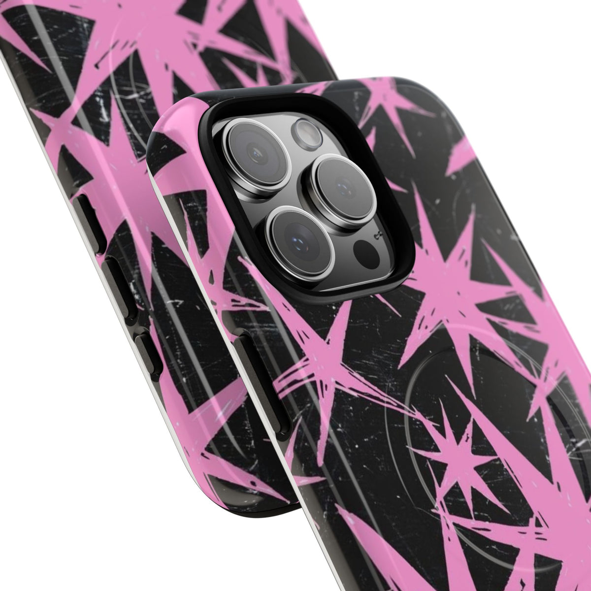 Phone Case - Pink Starburst Tough Magnetic Case