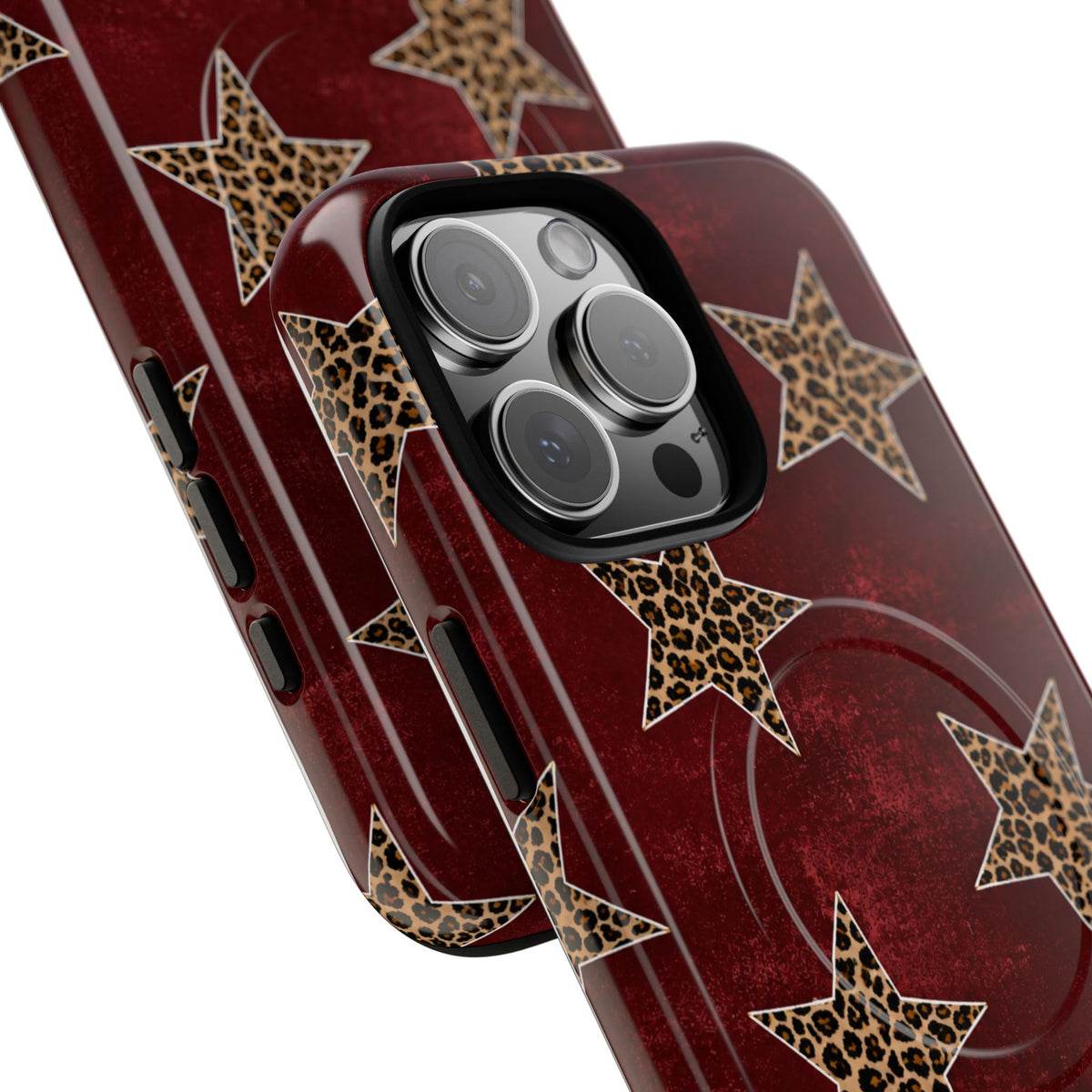 Leopard Star Tough Magnetic Phone Case