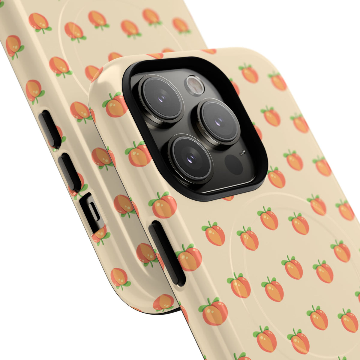 Peach Pattern Magnetic Phone Case
