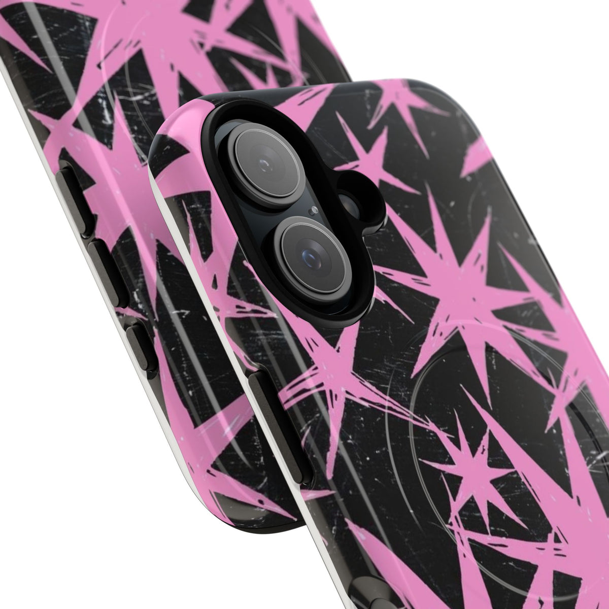 Phone Case - Pink Starburst Tough Magnetic Case