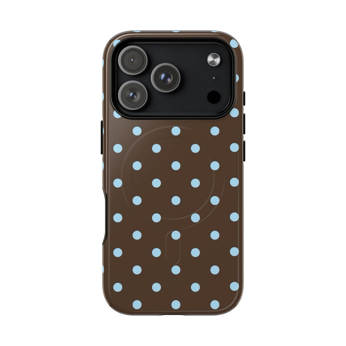 Blue Polka Dot Tough Magnetic Phone Case