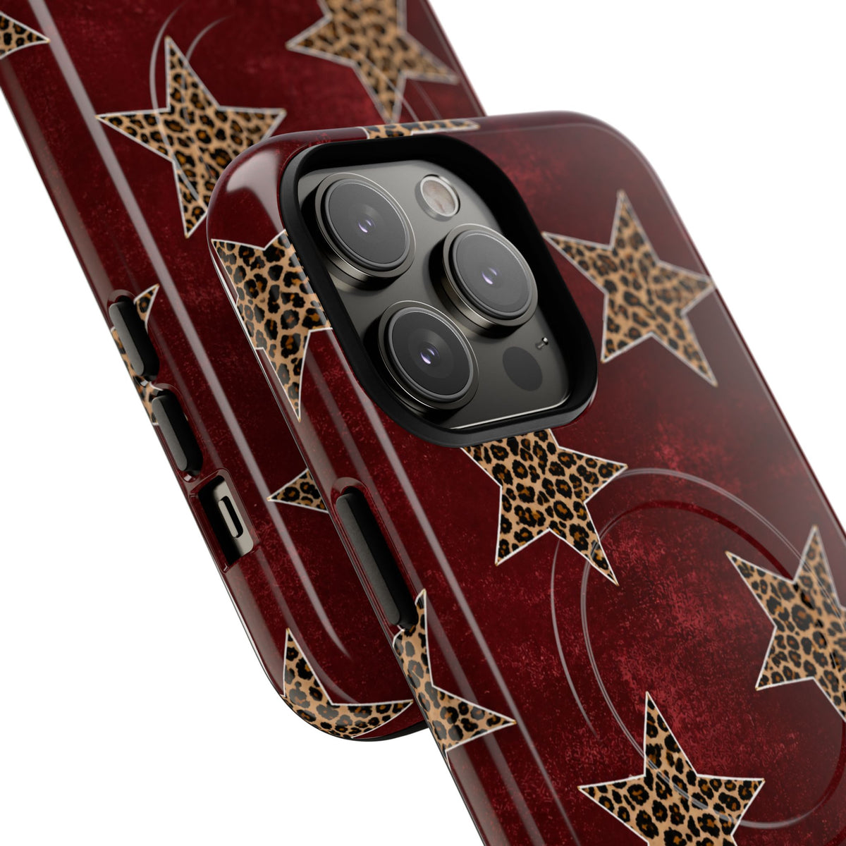Leopard Star Tough Magnetic Phone Case