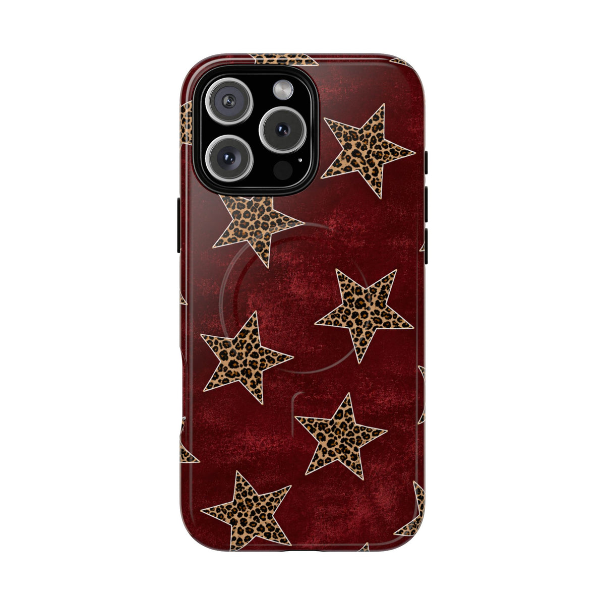 Leopard Star Tough Magnetic Phone Case