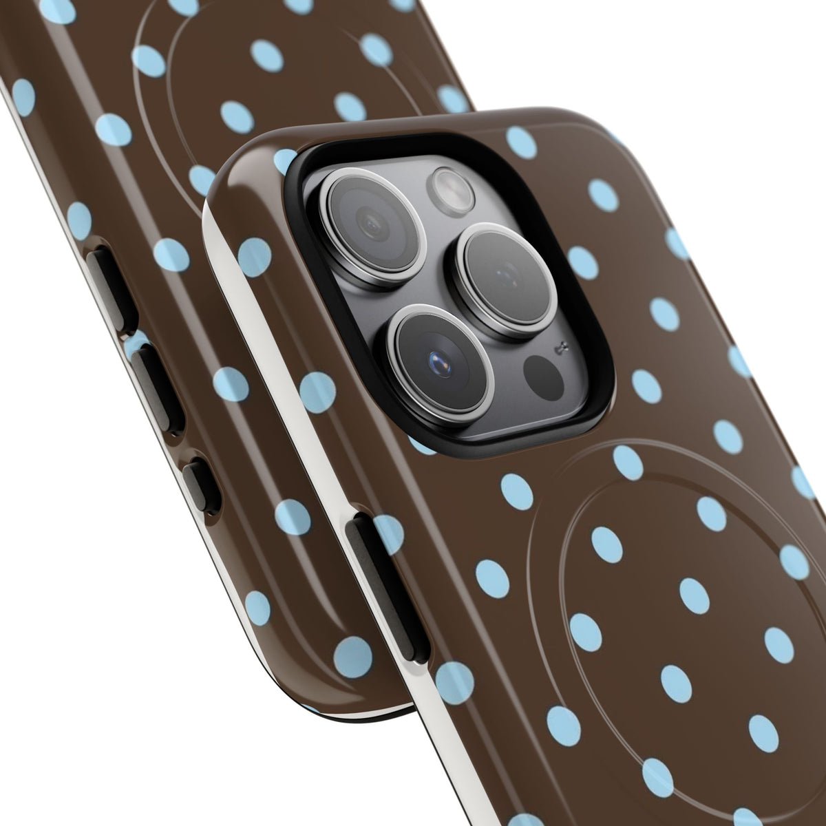 Blue Polka Dot Tough Magnetic Phone Case