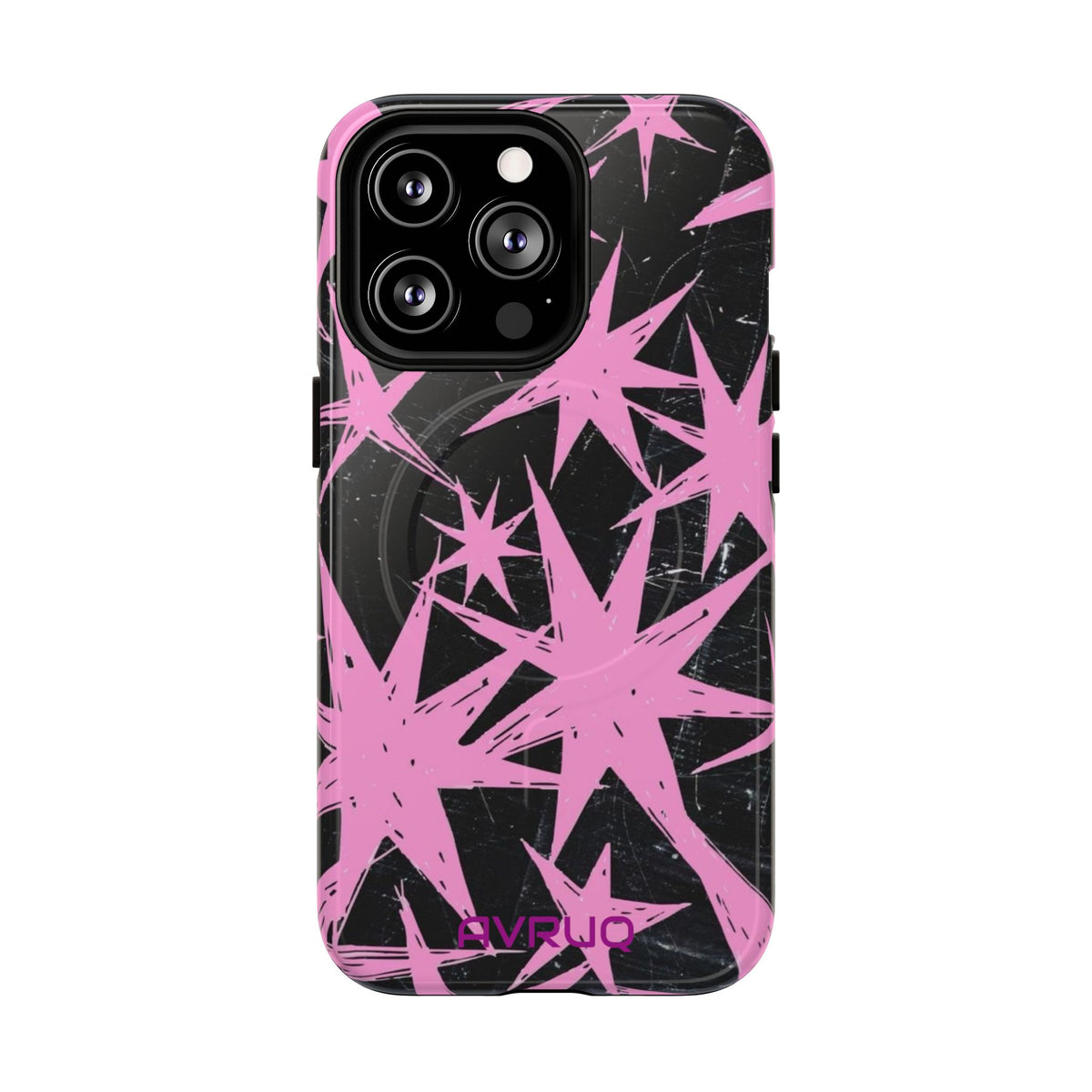 Phone Case - Pink Starburst Tough Magnetic Case