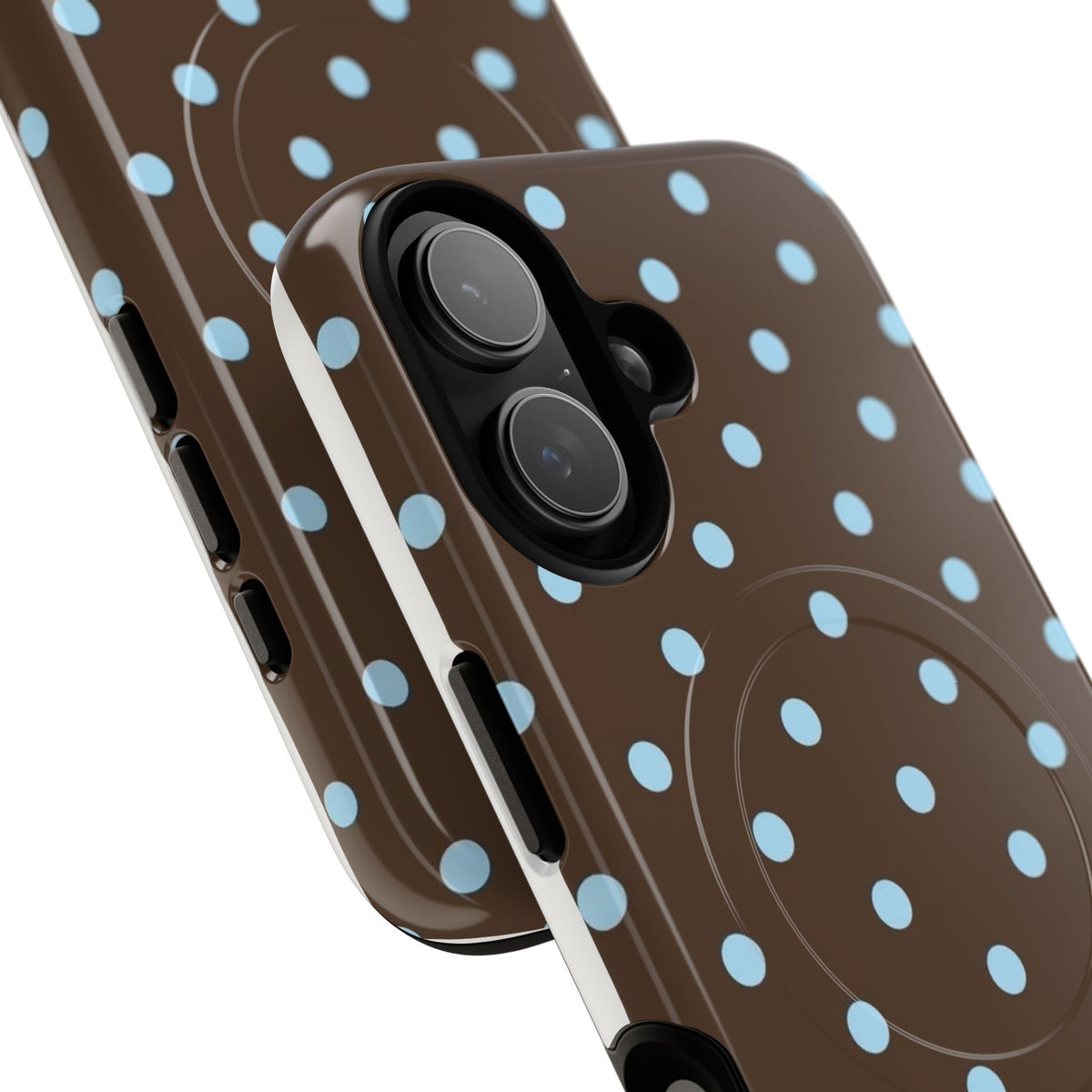 Blue Polka Dot Tough Magnetic Phone Case