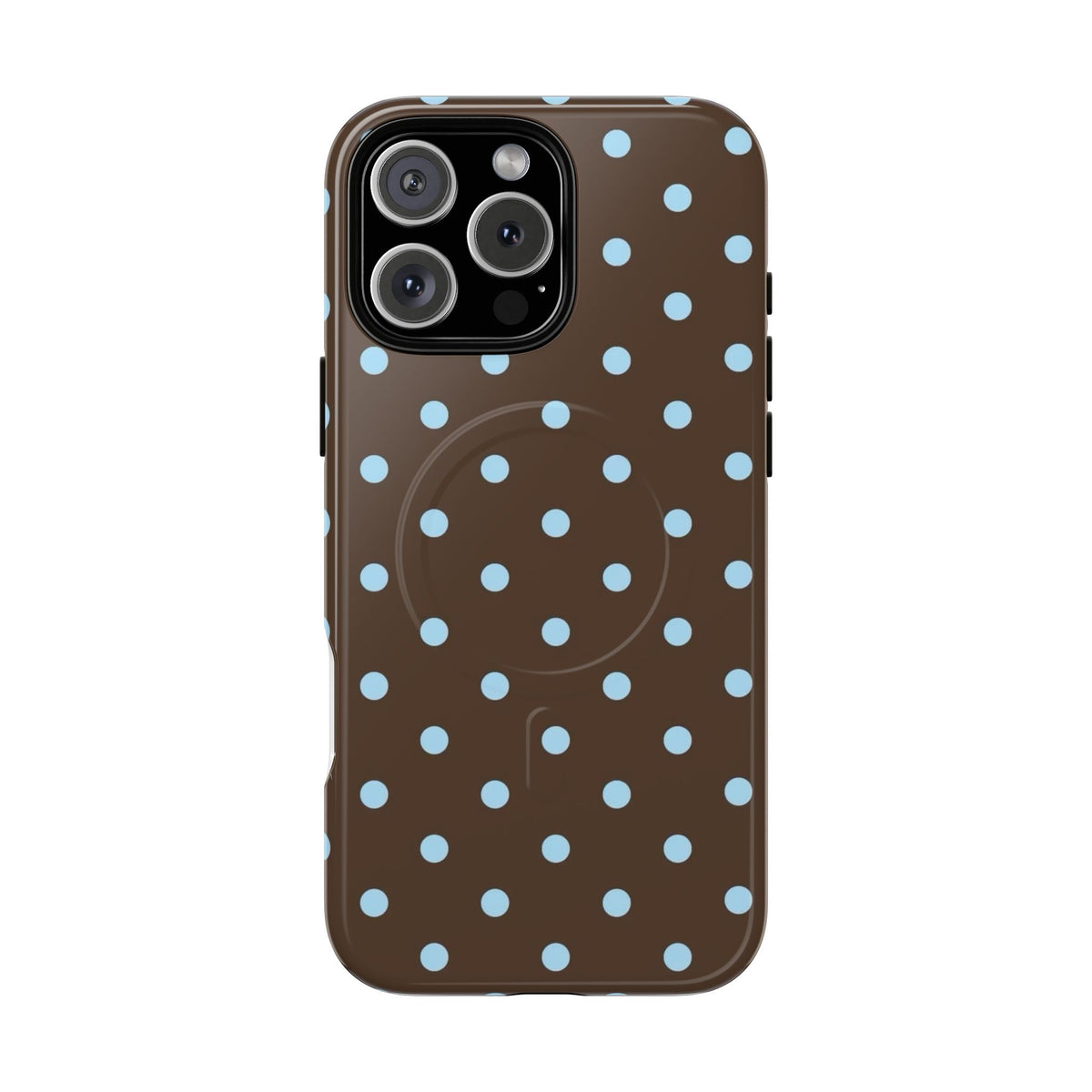 Blue Polka Dot Tough Magnetic Phone Case