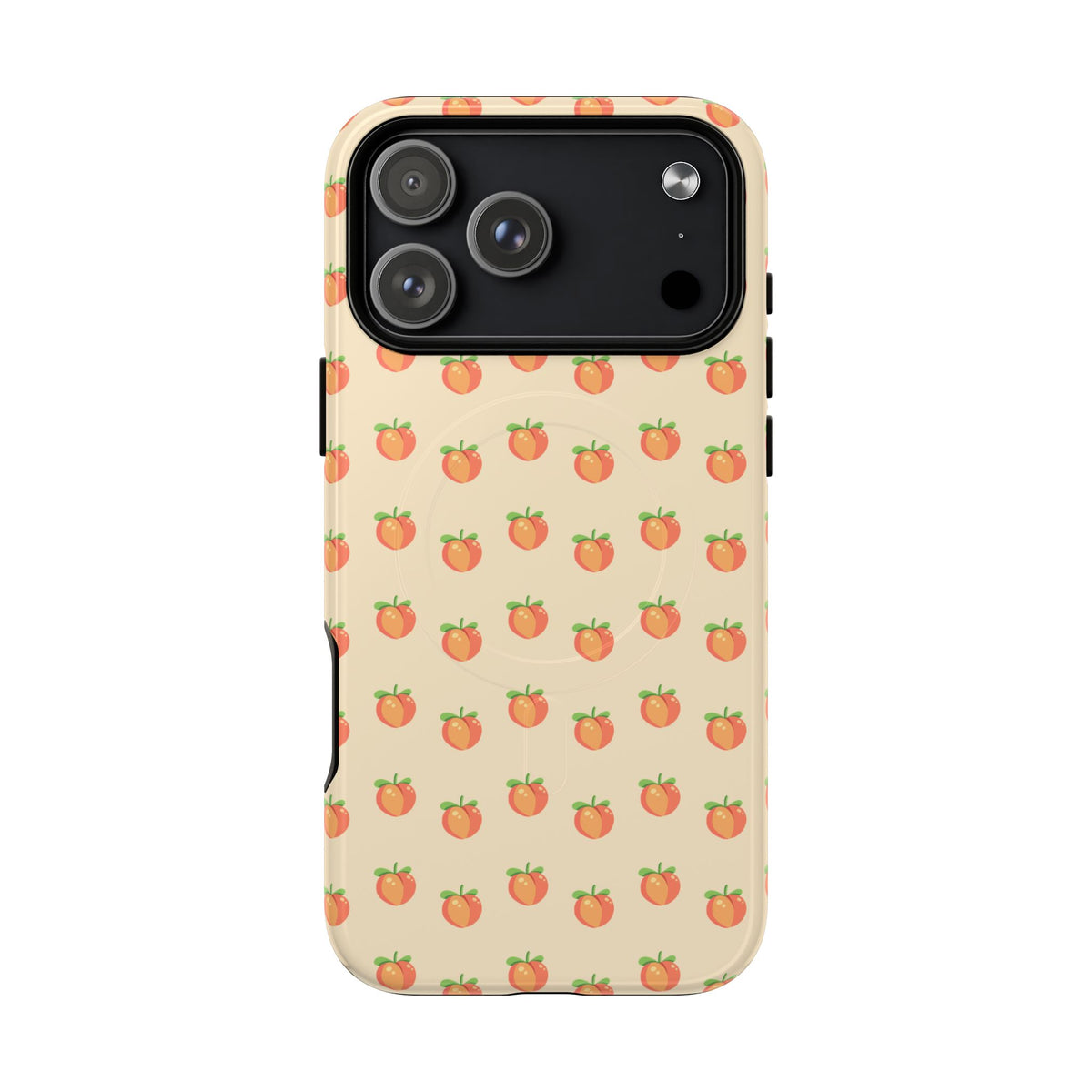 Peach Pattern Magnetic Phone Case