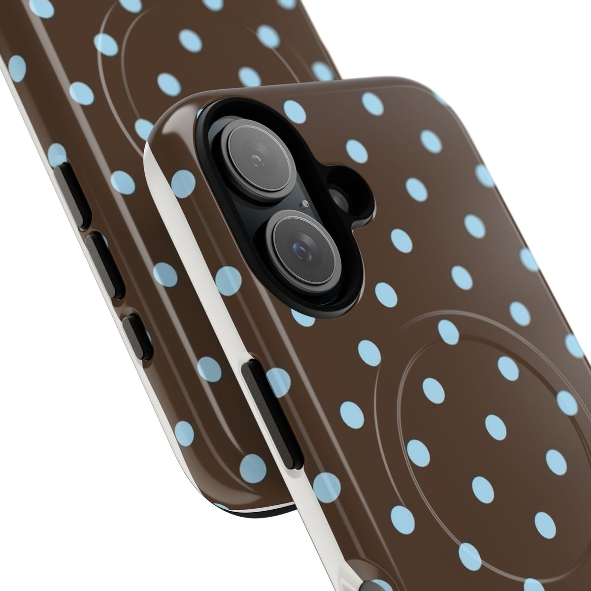 Blue Polka Dot Tough Magnetic Phone Case
