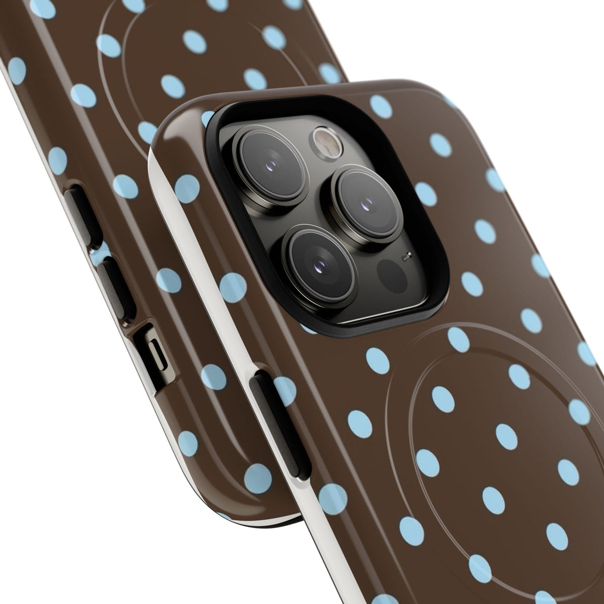 Blue Polka Dot Tough Magnetic Phone Case