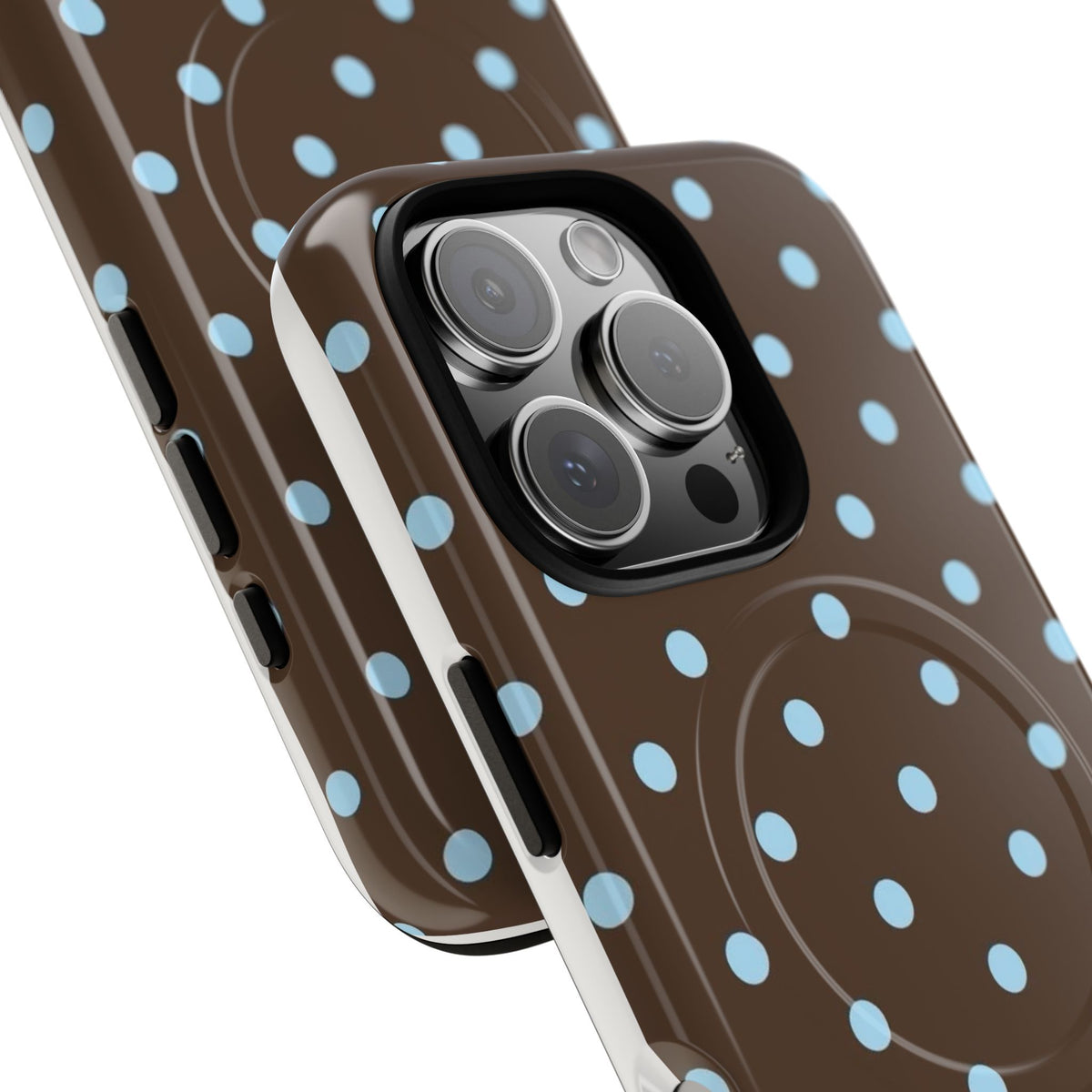 Blue Polka Dot Tough Magnetic Phone Case