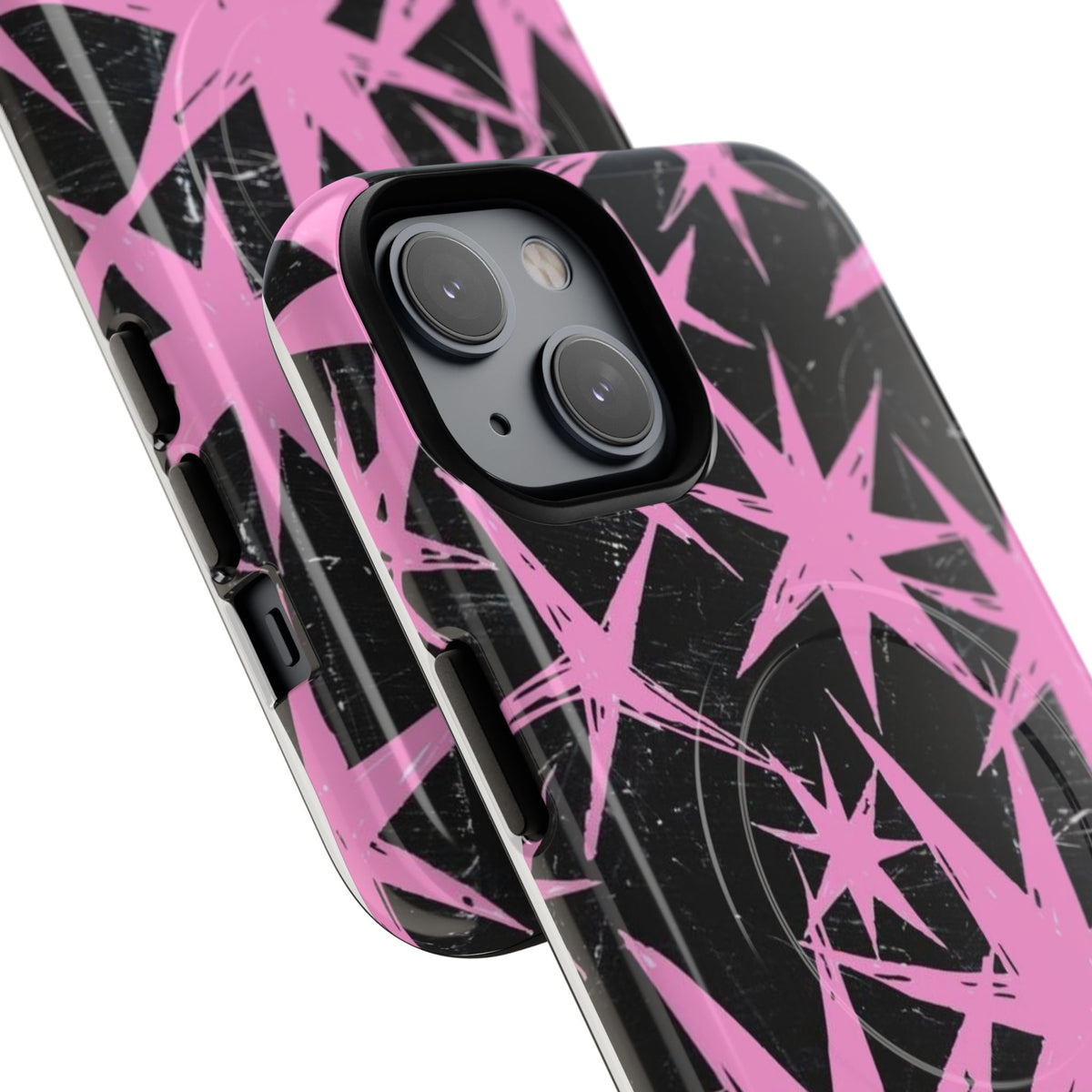 Phone Case - Pink Starburst Tough Magnetic Case